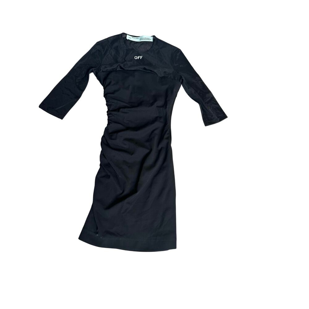 Rare Off-White Black Dress Size 38 - NEW